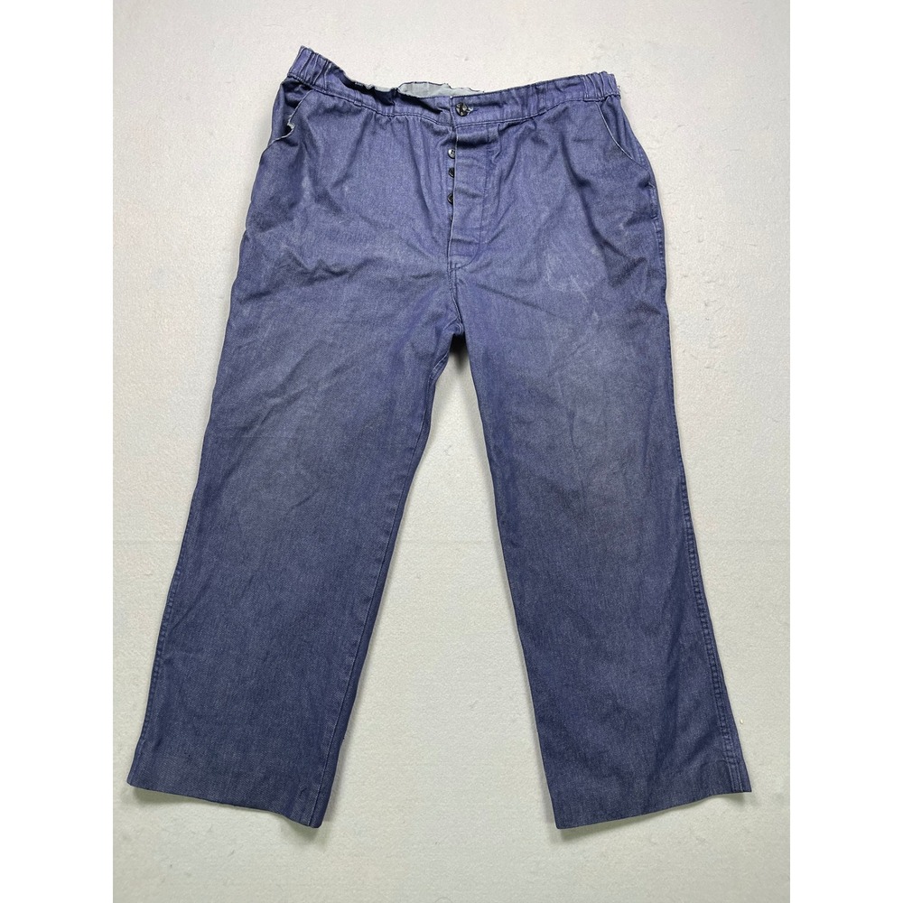 Le Laboureur Workwear Pants Cotton Twill Blue 36 Mens